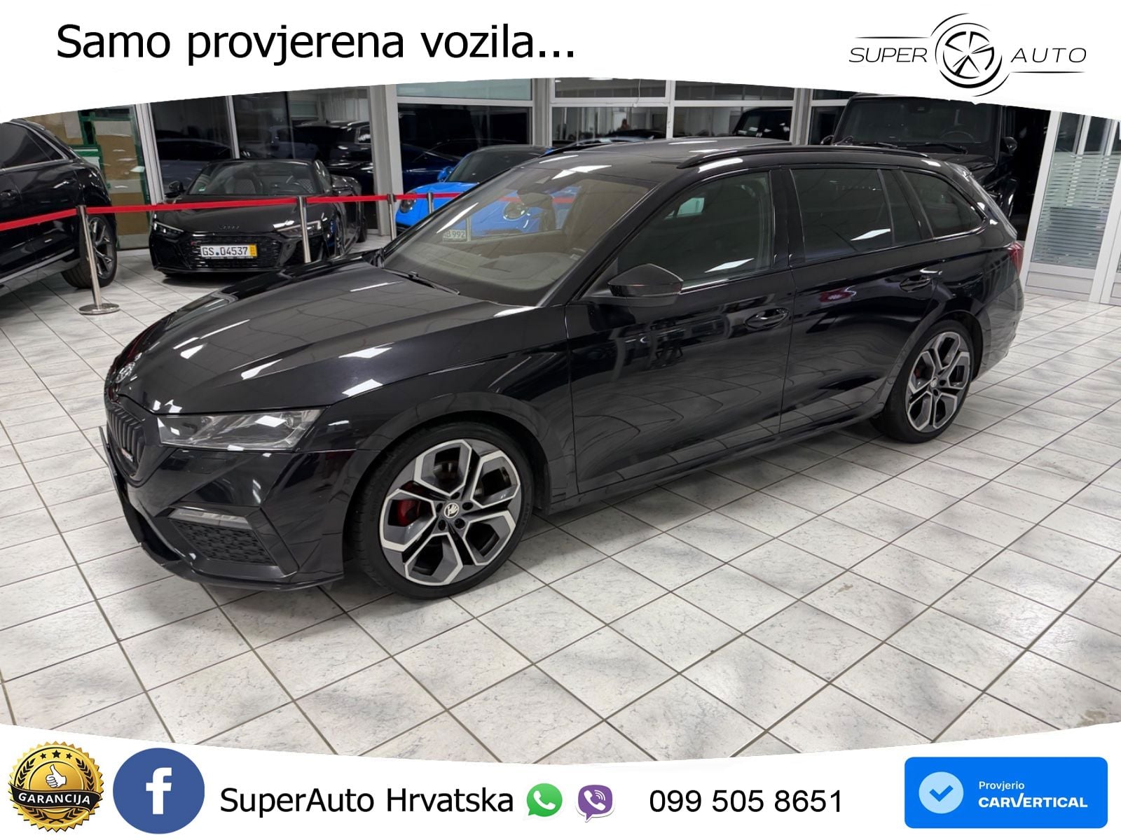 Škoda Octavia Combi RS 2.0 TDI (200 KS) 4x4 DSG LED+GR SJED+ACC