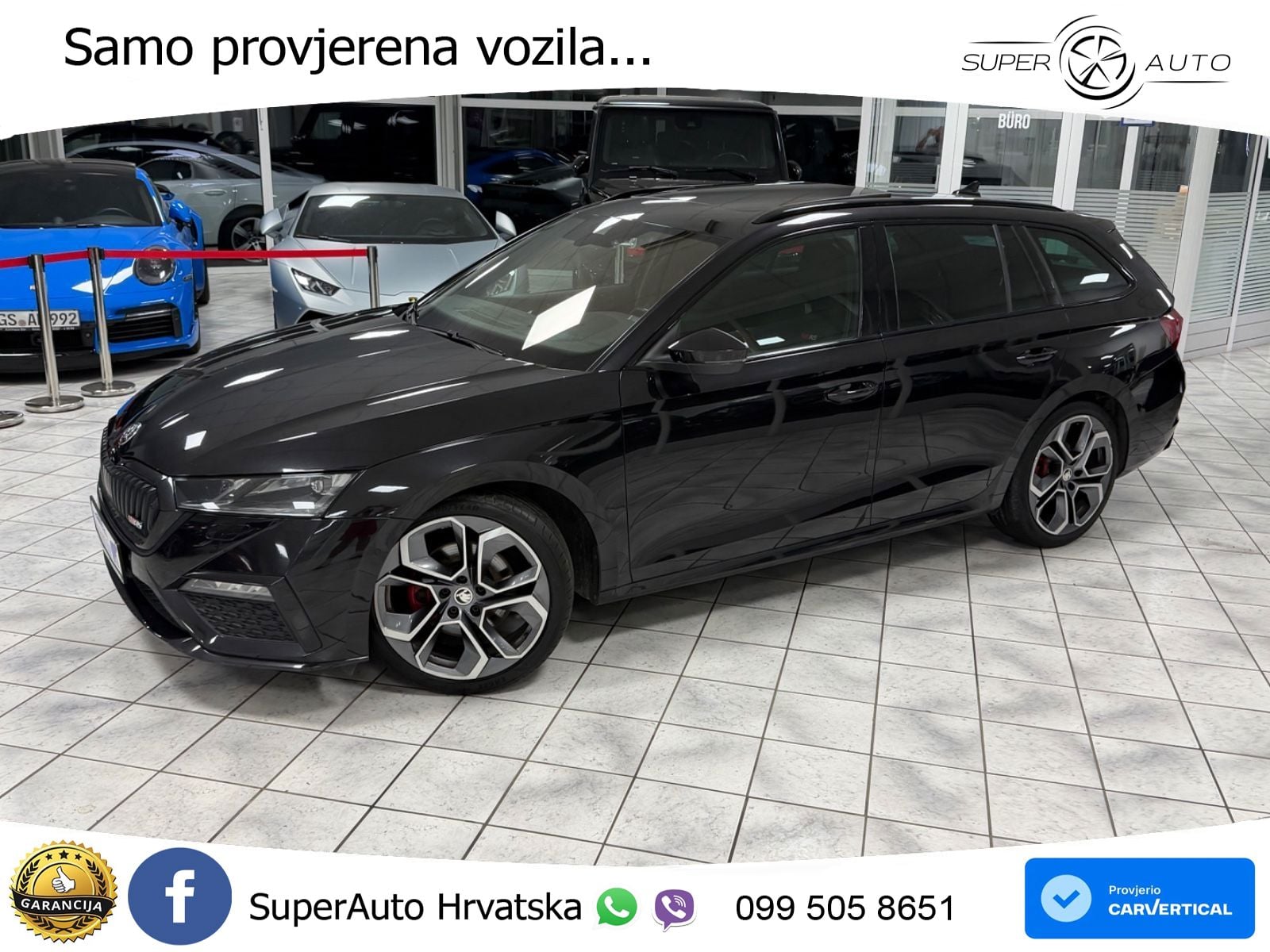 Škoda Octavia Combi RS 2.0 TDI (200 KS) 4x4 DSG LED+GR SJED+ACC