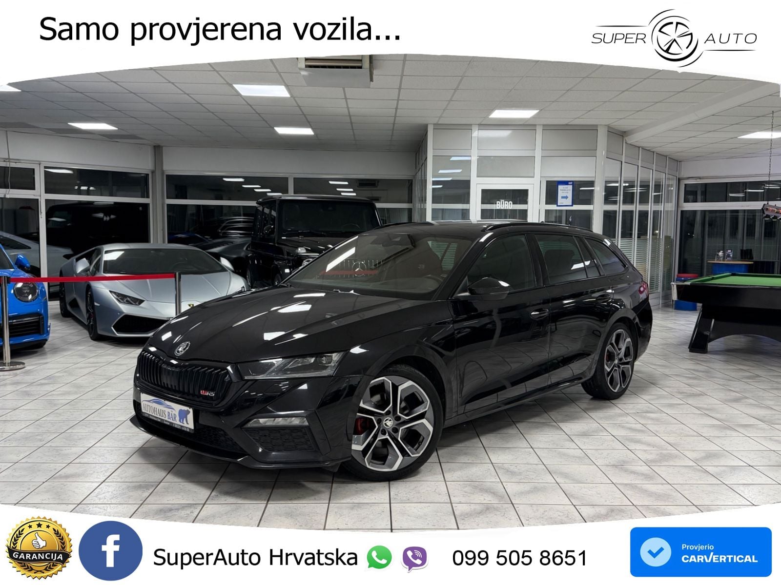 Škoda Octavia Combi RS 2.0 TDI (200 KS) 4x4 DSG LED+GR SJED+ACC