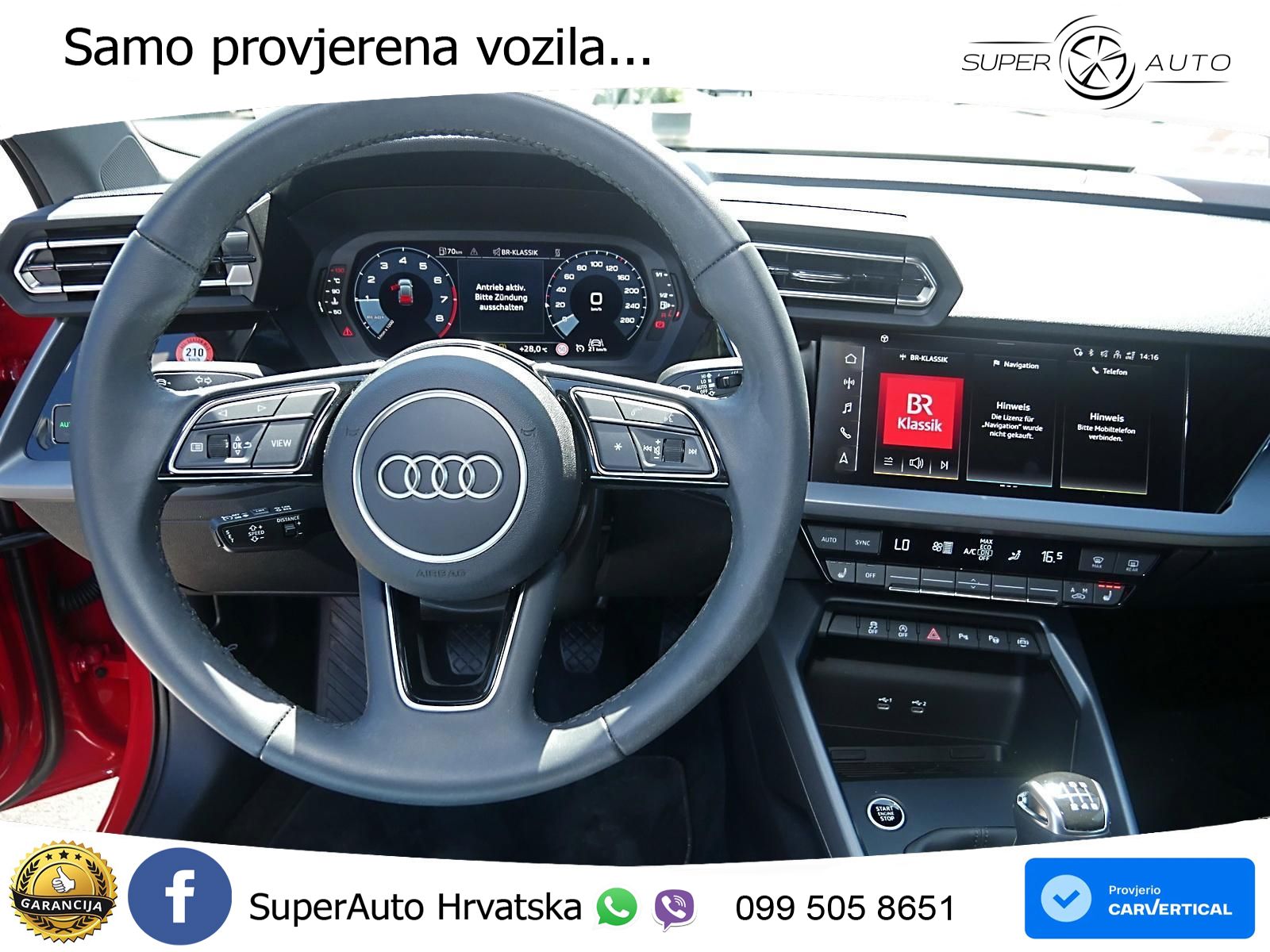Audi A3 35 TFSI (150 KS) advanced