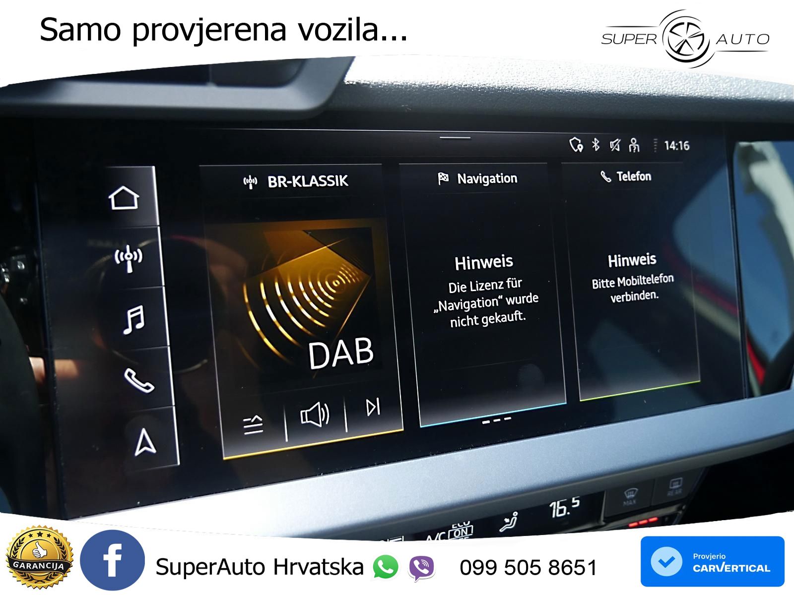 Audi A3 35 TFSI (150 KS) advanced