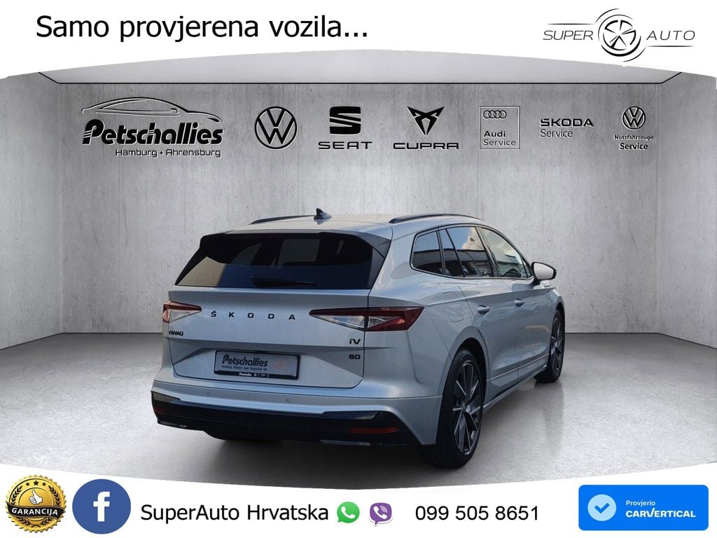 Škoda Enyaq iV 80 82 kWh (204 KS) SportLine