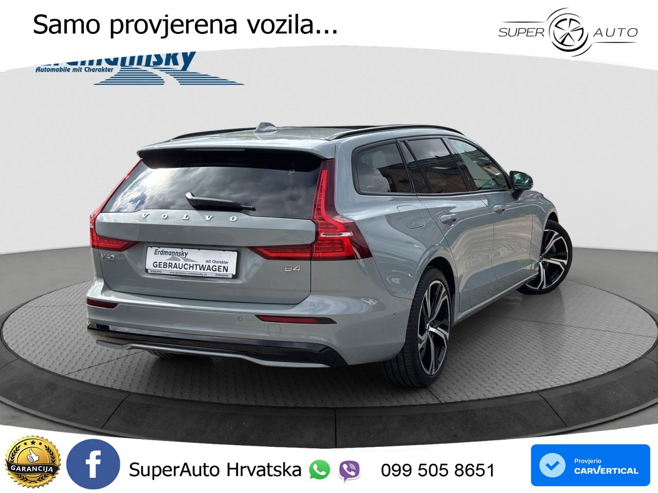 Volvo V60 2.0 B4 Benzin DCT LED+GR SJED+ACC