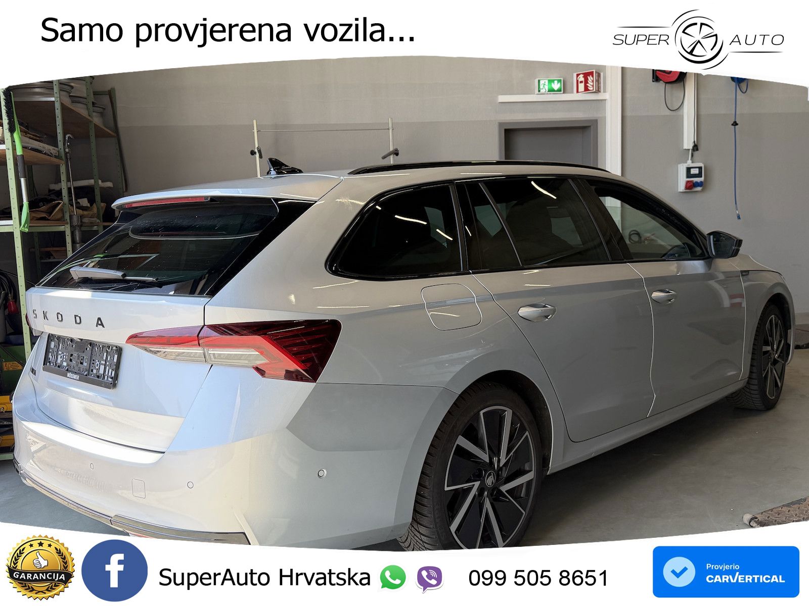 Škoda Octavia Combi 1.5 TSI (150 KS) DSG SportLine MATRIX+GR SJED+KAM