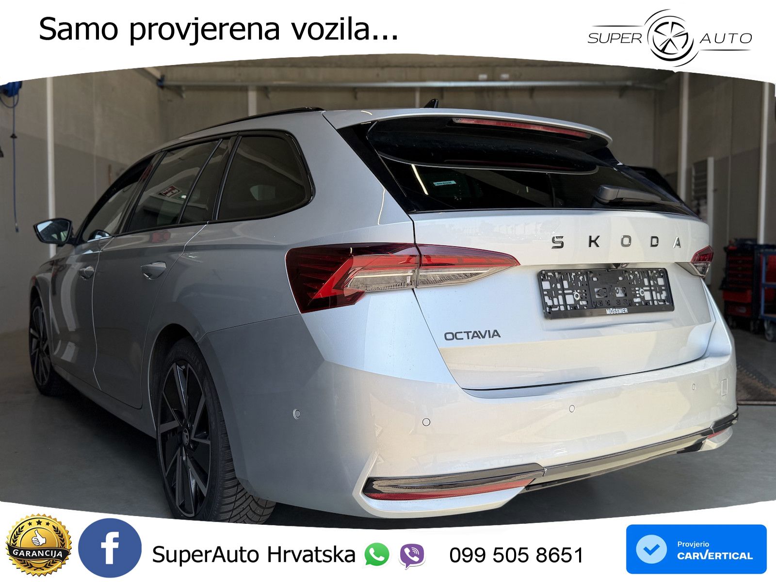 Škoda Octavia Combi 1.5 TSI (150 KS) DSG SportLine MATRIX+GR SJED+KAM