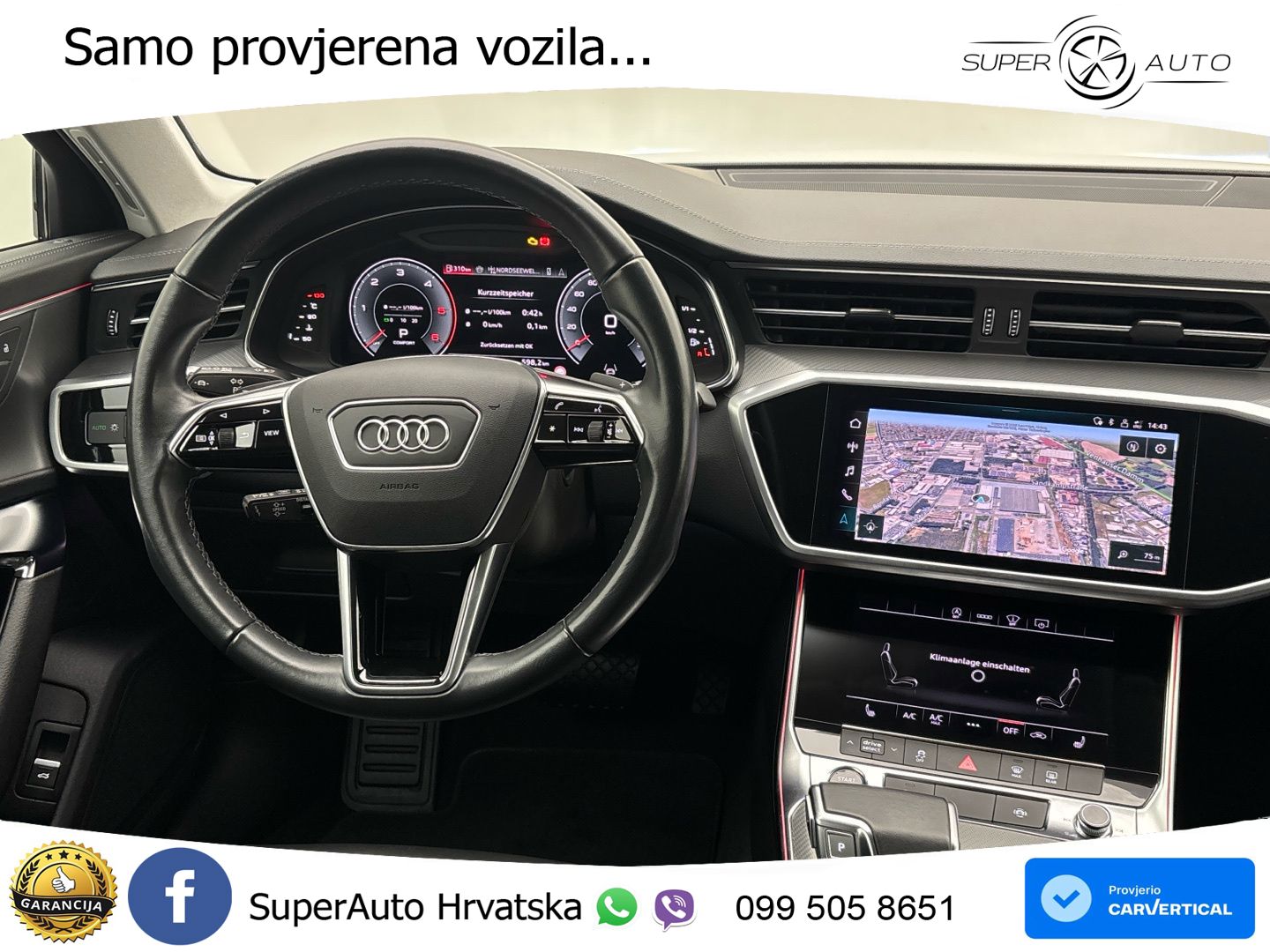 Audi A6 45 TDI V6 (245 KS) quattro ultra S tronic S line LED+GR SJED+ACC