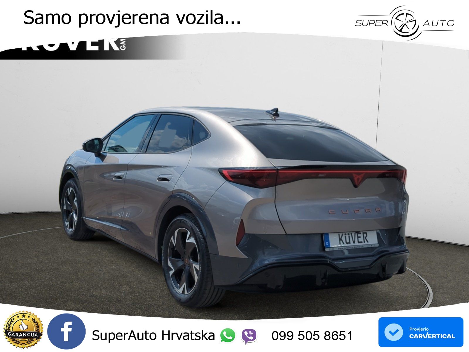Cupra Tavascan 82 kWh (286 KS) LED+GR SJED+ACC