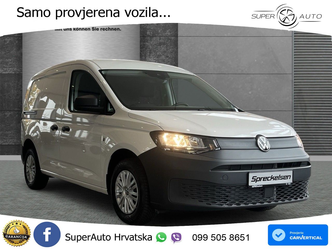 Volkswagen Caddy 2.0 TDI Cargo++AHK++Car-Play++PDC 102 KS