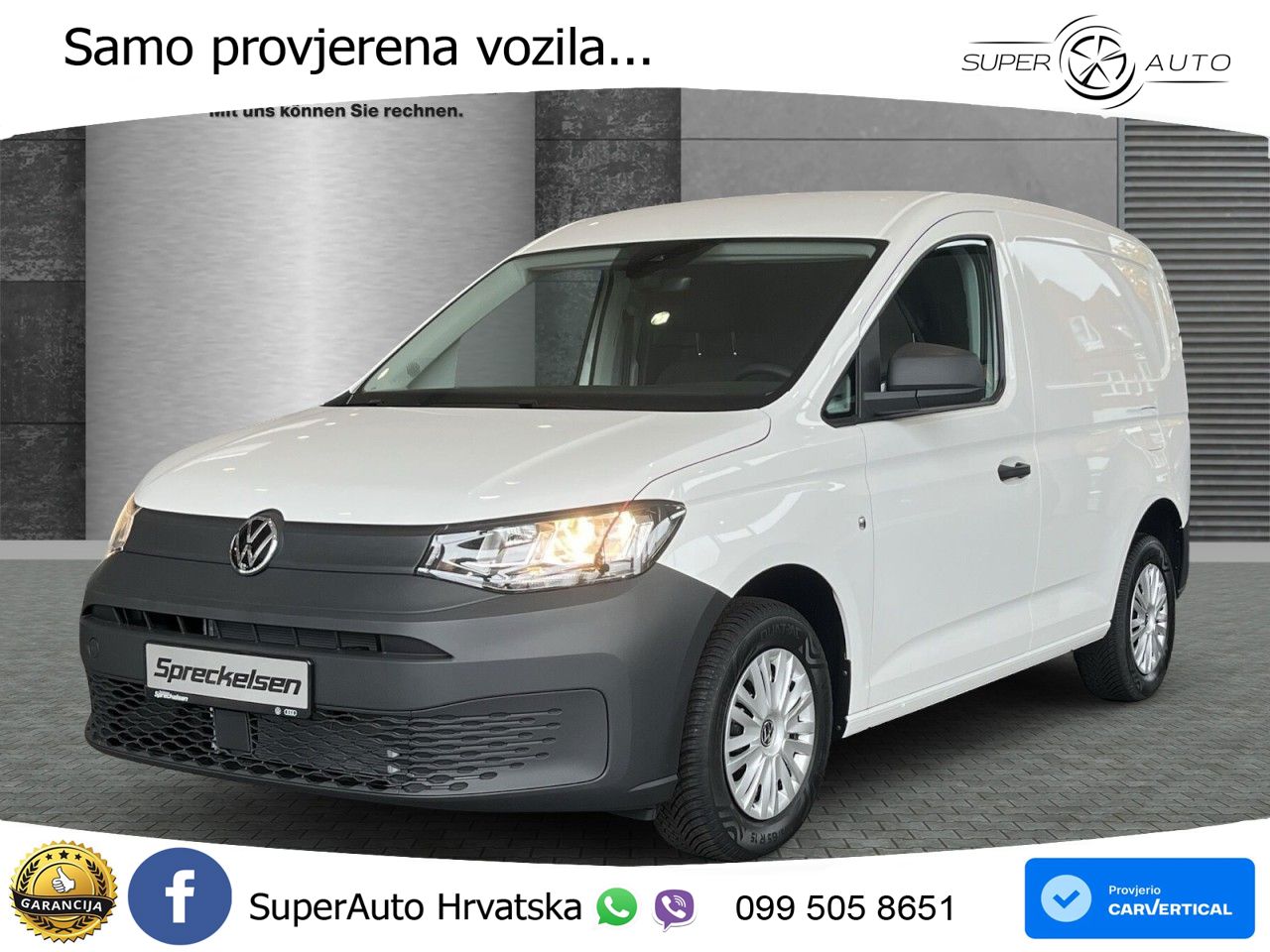 Volkswagen Caddy 2.0 TDI Cargo++AHK++Car-Play++PDC 102 KS