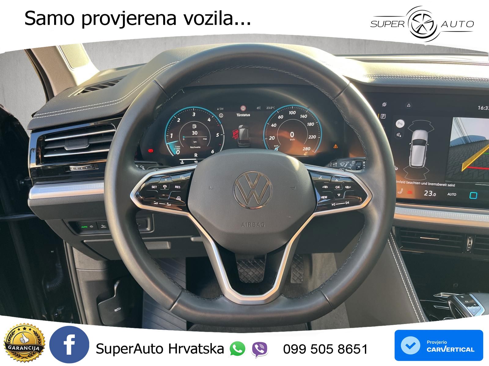 Volkswagen Touareg 3.0 V6 TDI (231 KS) 4MOTION Tiptronic ZRAČNI+ACC+GR SJED+KAM