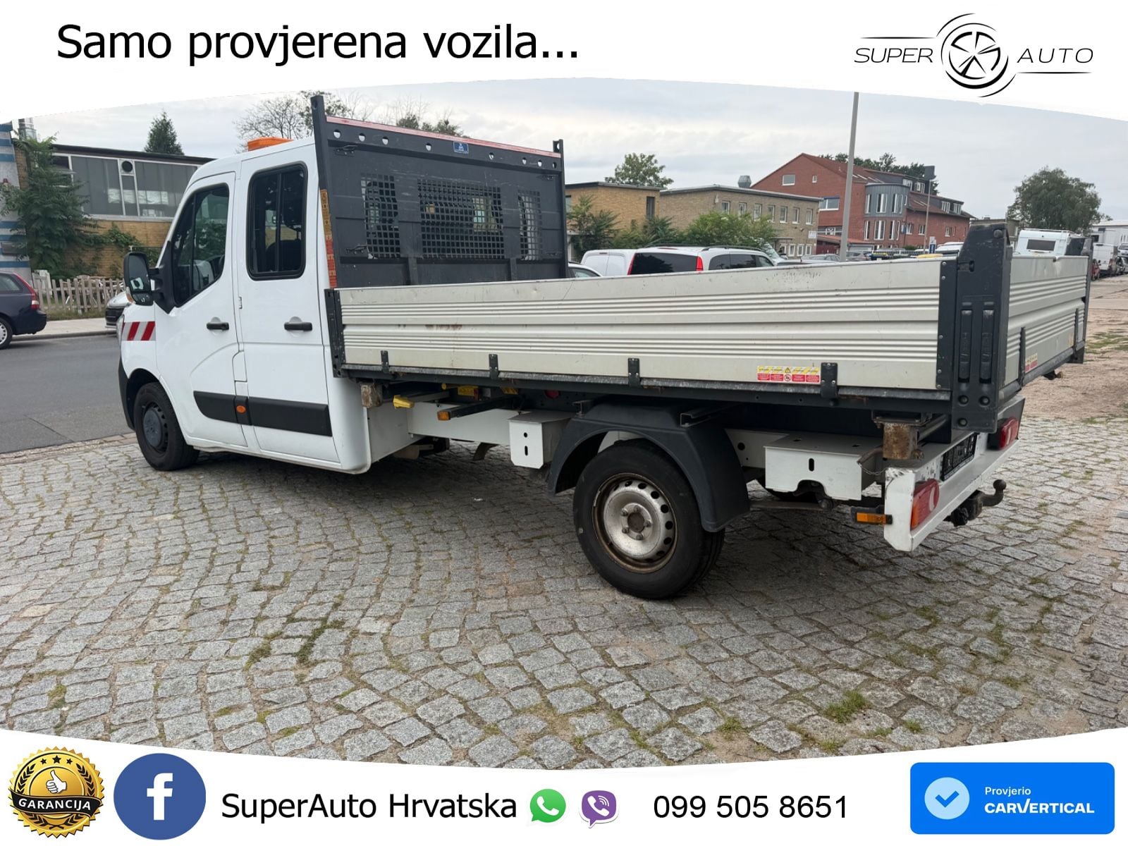 Renault Master DoKa Dreiseitenkipper L3H1*Klima*6Sitze 163 KS