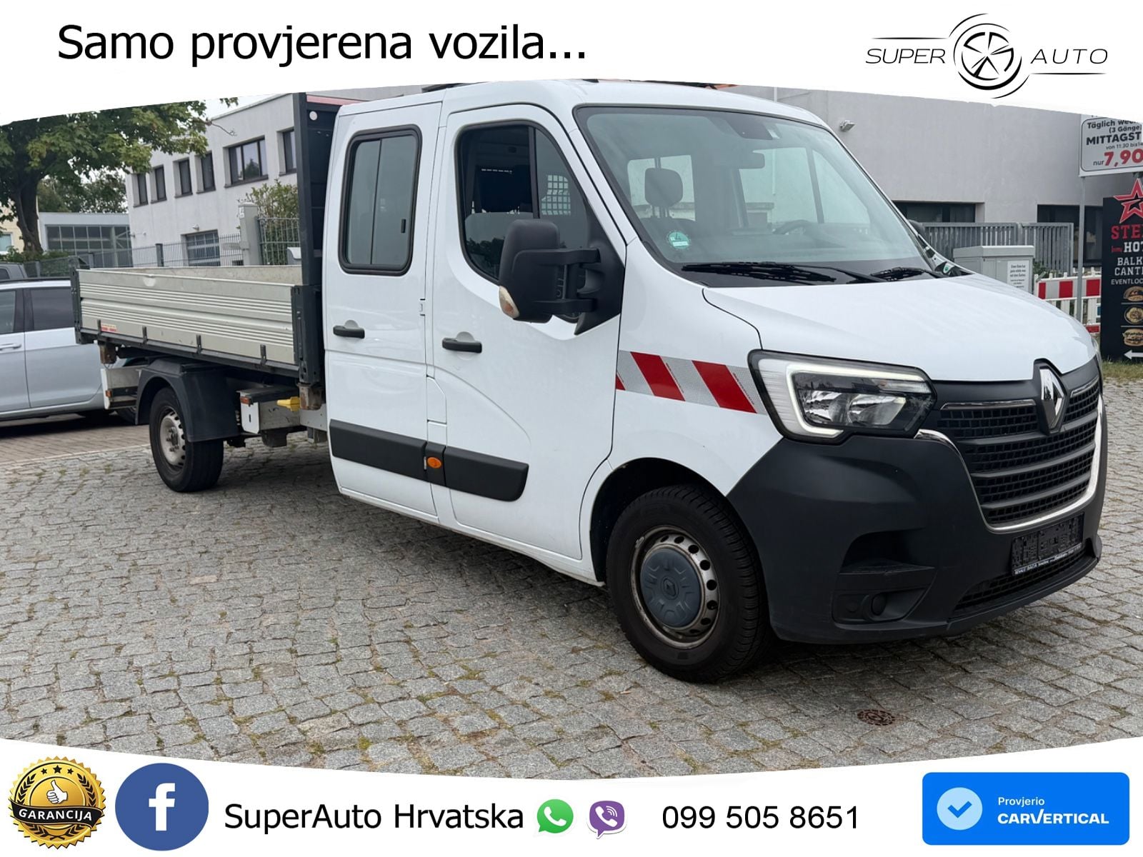 Renault Master DoKa Dreiseitenkipper L3H1*Klima*6Sitze 163 KS