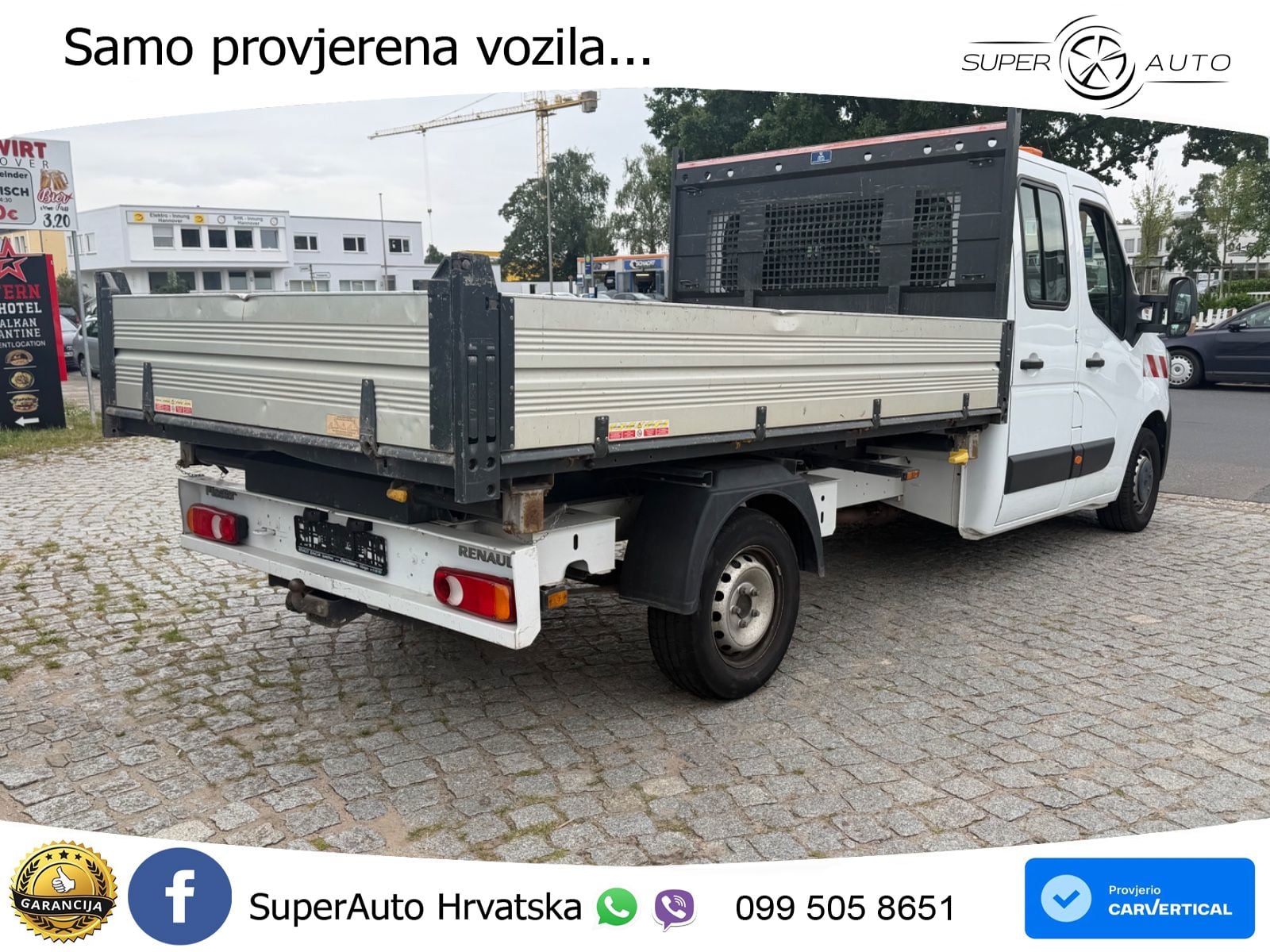 Renault Master DoKa Dreiseitenkipper L3H1*Klima*6Sitze 163 KS
