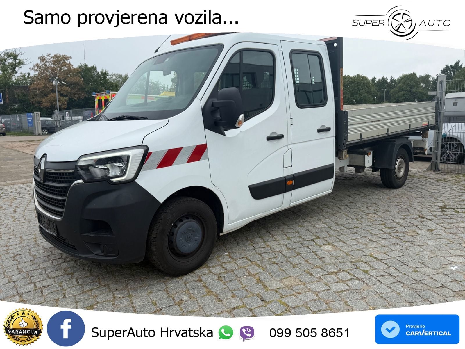 Renault Master DoKa Dreiseitenkipper L3H1*Klima*6Sitze 163 KS