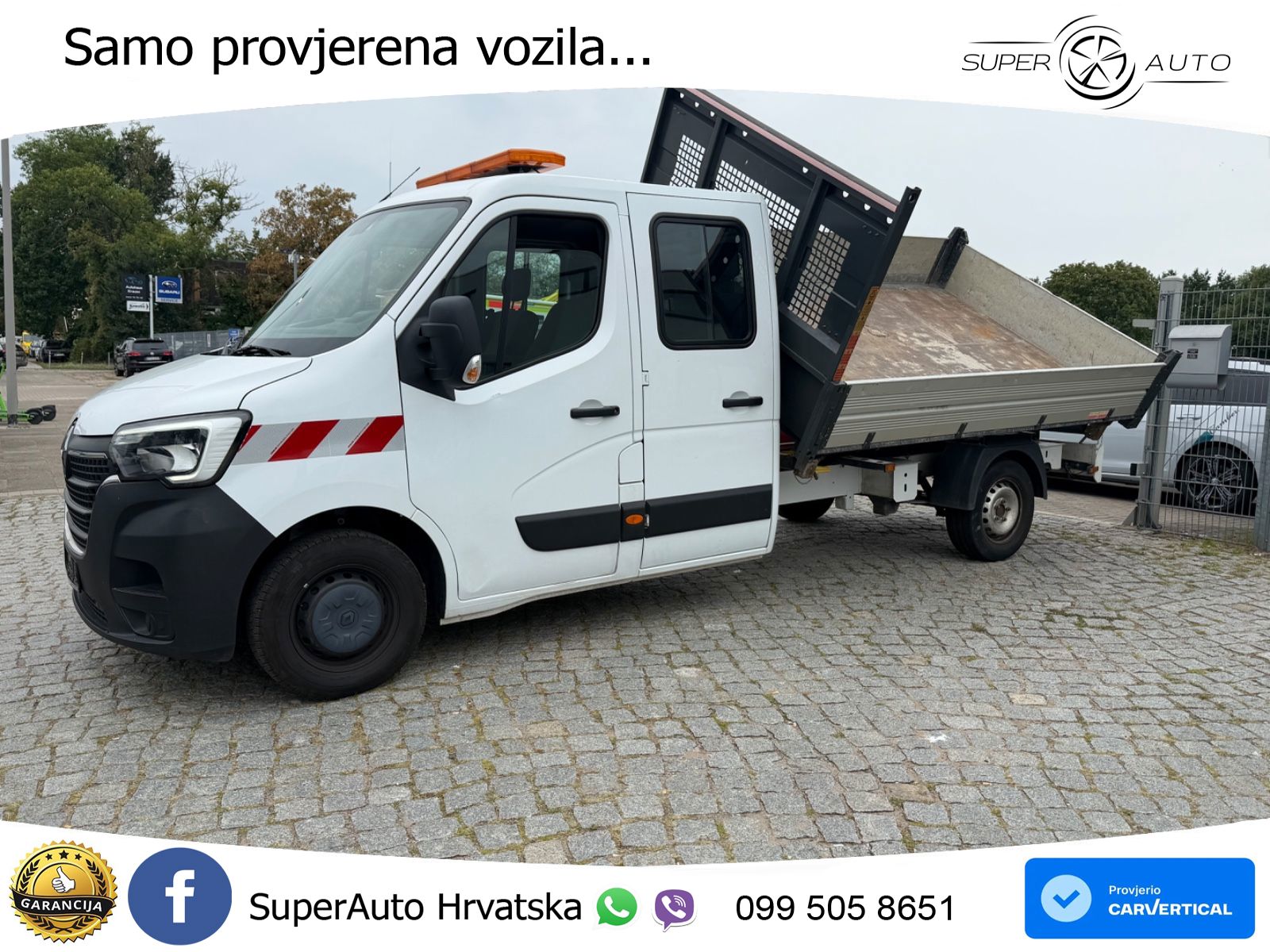 Renault Master DoKa Dreiseitenkipper L3H1*Klima*6Sitze 163 KS