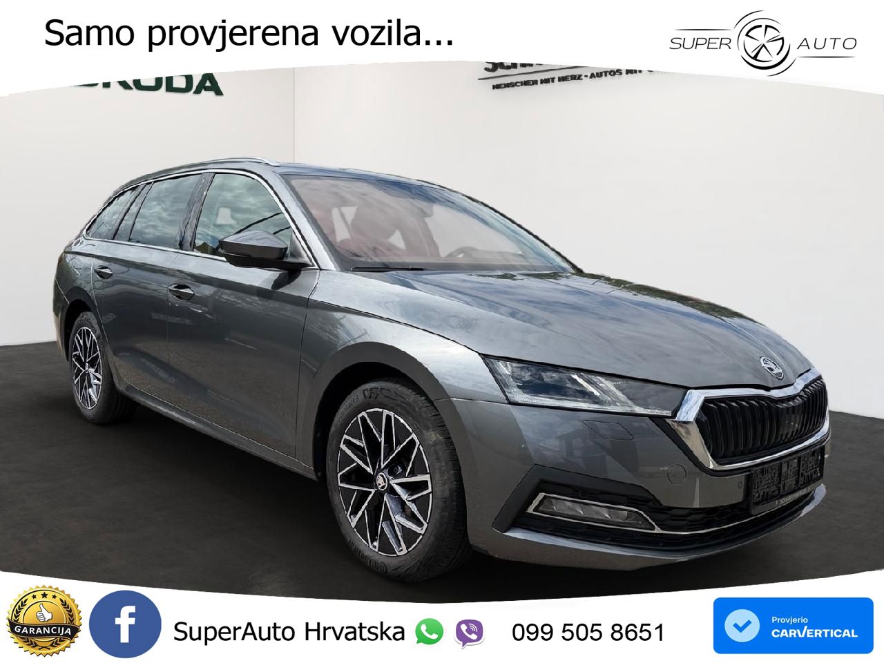 Škoda Octavia Combi 1.5 TSI (150 KS) DSG LED+GR SJED+ACC