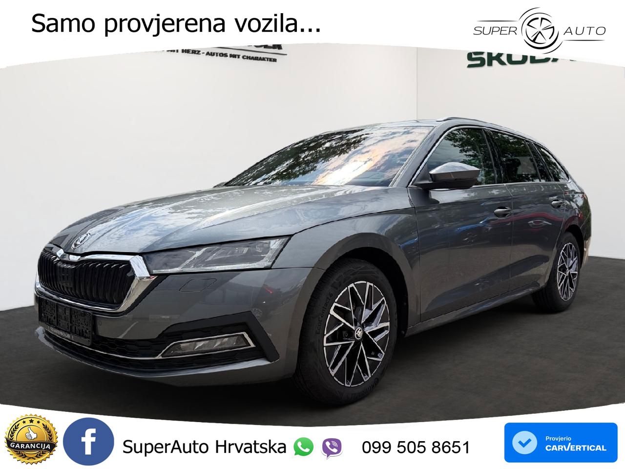 Škoda Octavia Combi 1.5 TSI (150 KS) DSG LED+GR SJED+ACC