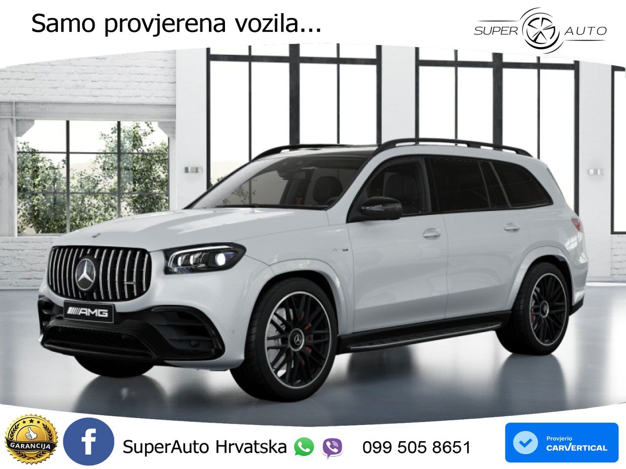 Mercedes-Benz GLS AMG GLS 63 V8 EQ Boost 4MATIC+ AMG SPEEDSHIFT TCT 9G LED+GR SJED+ACC