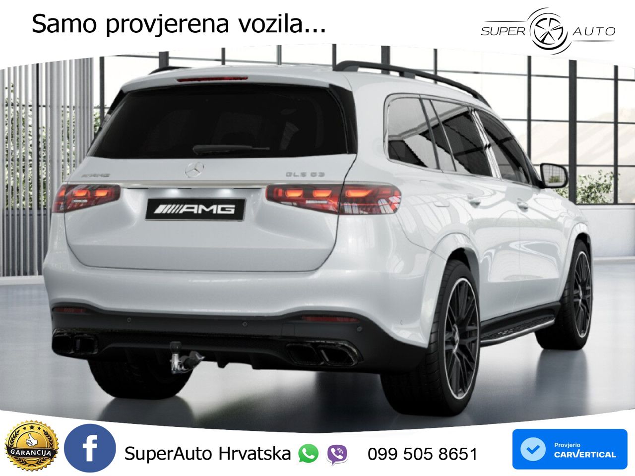 Mercedes-Benz GLS AMG GLS 63 V8 EQ Boost 4MATIC+ AMG SPEEDSHIFT TCT 9G LED+GR SJED+ACC