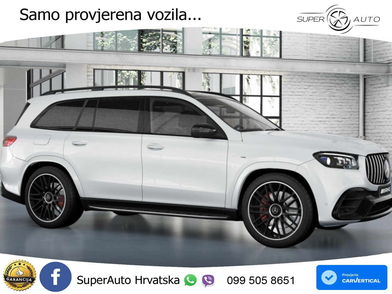 Mercedes-Benz GLS AMG GLS 63 V8 EQ Boost 4MATIC+ AMG SPEEDSHIFT TCT 9G LED+GR SJED+ACC