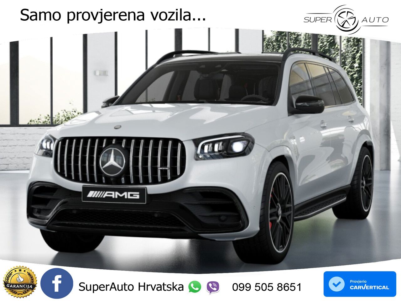Mercedes-Benz GLS AMG GLS 63 V8 EQ Boost 4MATIC+ AMG SPEEDSHIFT TCT 9G LED+GR SJED+ACC