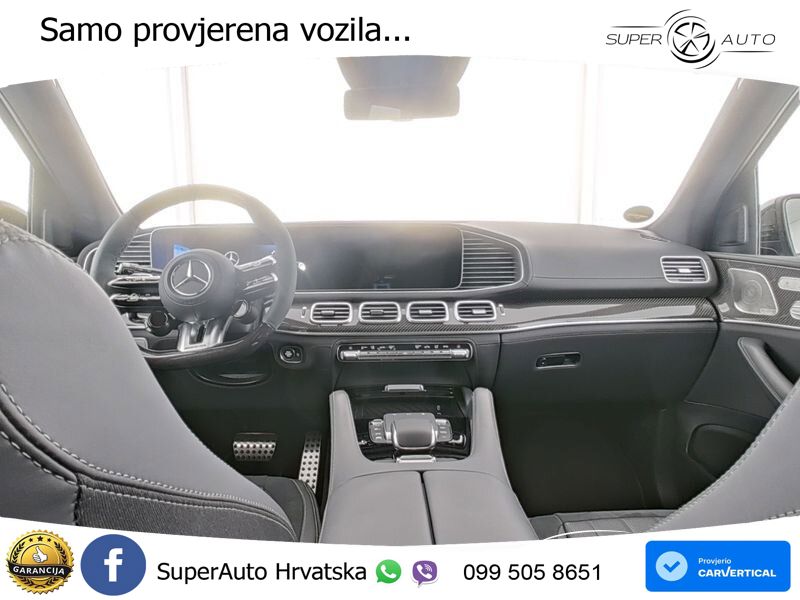 Mercedes AMG GLE 63 S V8 (612 KS) EQ Boost 4MATIC+ AMG SPEEDSHIFT TCT 9G ACC+HEAD+GR SJED+360+PANO
