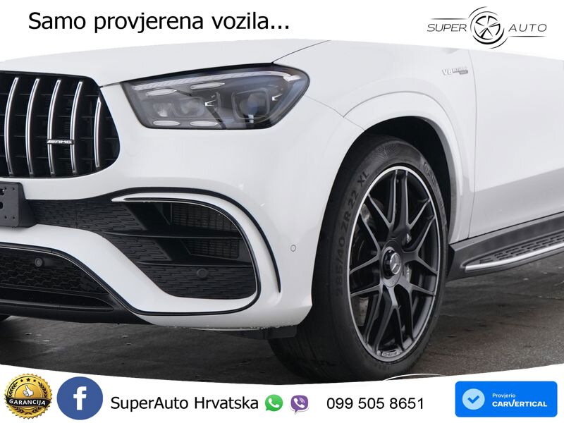 Mercedes AMG GLE 63 S V8 (612 KS) EQ Boost 4MATIC+ AMG SPEEDSHIFT TCT 9G ACC+HEAD+GR SJED+360+PANO