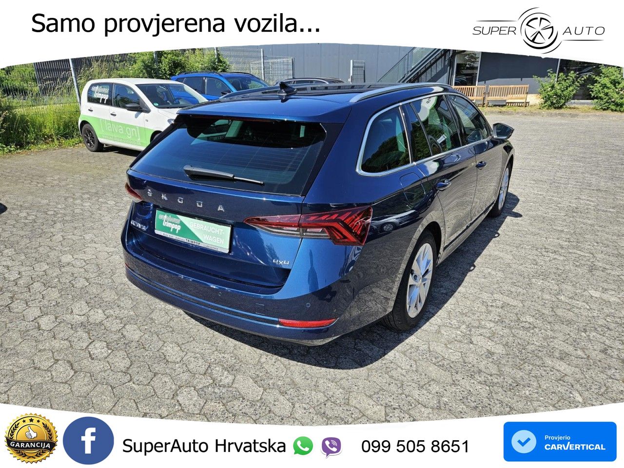 Škoda Octavia Combi 2.0 TDI (150 KS) 4x4 DSG LED+GR SJED+ACC