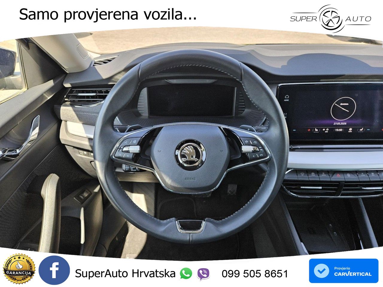 Škoda Octavia Combi 2.0 TDI (150 KS) 4x4 DSG LED+GR SJED+ACC