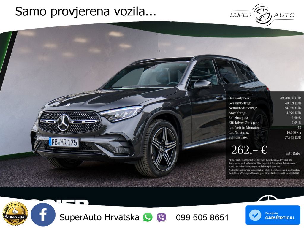 Mercedes GLC 200d (163 KS) 4MATIC 9G-TRONIC AMG LED+GR SJED+ACC