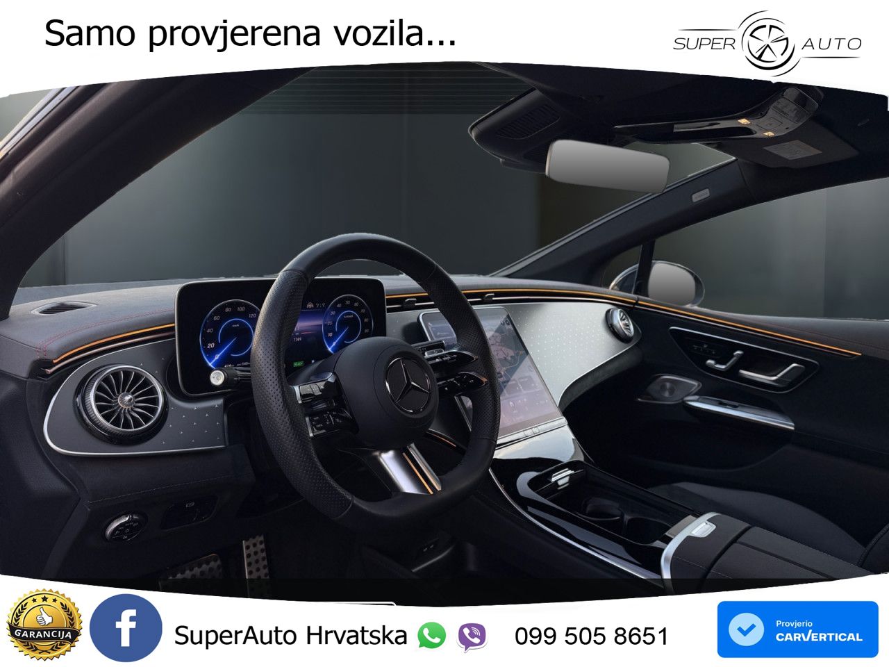 Mercedes EQE 350 100 kWh (320 KS) 4MATIC AMG ZRAČNI+ACC+GR SJED+360+PANO