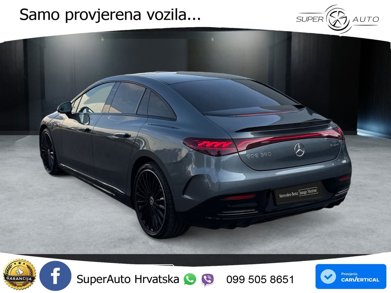 Mercedes EQE 350 100 kWh (320 KS) 4MATIC AMG ZRAČNI+ACC+GR SJED+360+PANO