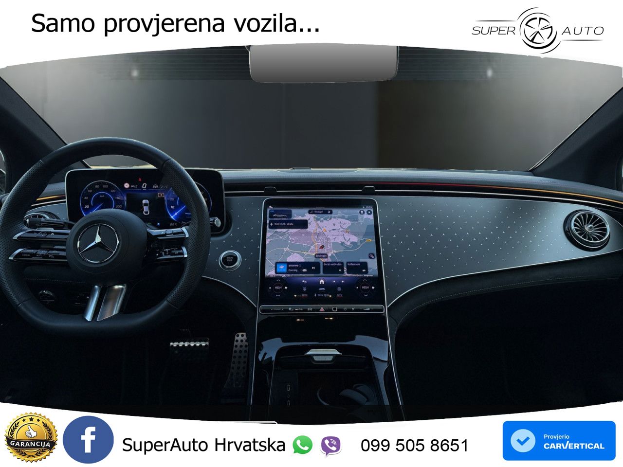 Mercedes EQE 350 100 kWh (320 KS) 4MATIC AMG ZRAČNI+ACC+GR SJED+360+PANO