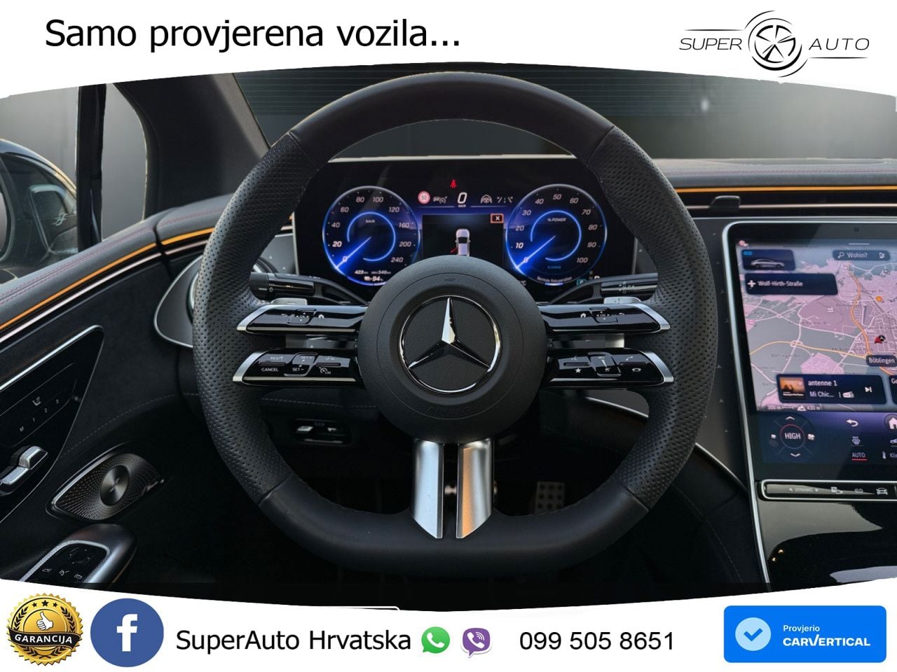 Mercedes EQE 350 100 kWh (320 KS) 4MATIC AMG ZRAČNI+ACC+GR SJED+360+PANO