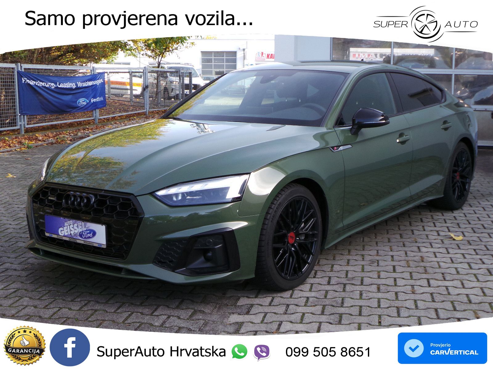 Audi A5 Sportback 45 TFSI (265 KS) quattro S tronic S line MATRIX+GR SJED+KAM