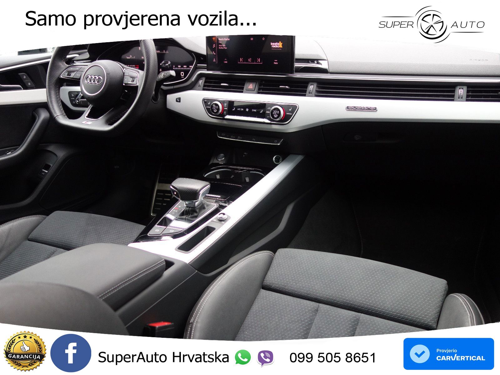 Audi A5 Sportback 45 TFSI (265 KS) quattro S tronic S line MATRIX+GR SJED+KAM