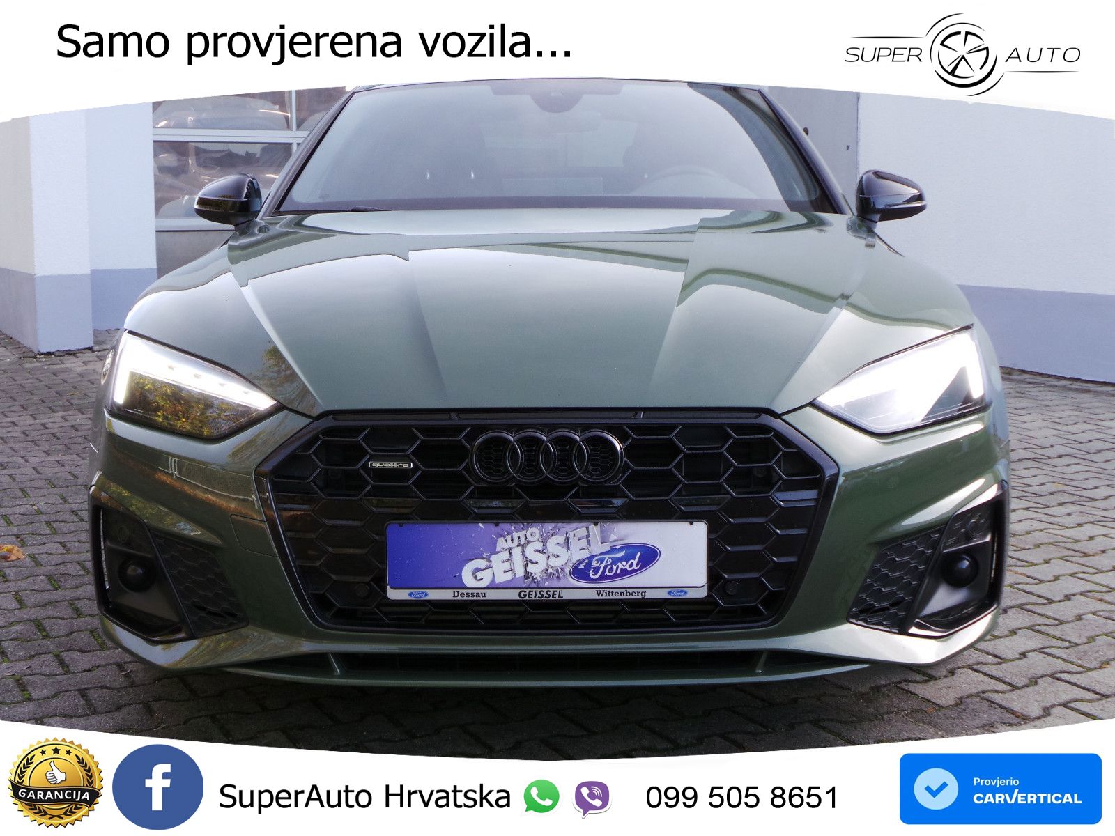 Audi A5 Sportback 45 TFSI (265 KS) quattro S tronic S line MATRIX+GR SJED+KAM