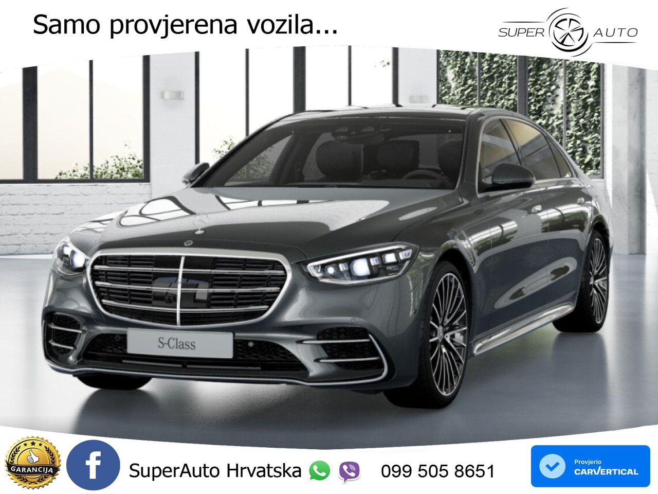 Mercedes S 580 V8 (503 KS) EQ Boost 4MATIC 9G-TRONIC AMG LED+GR SJED+ACC