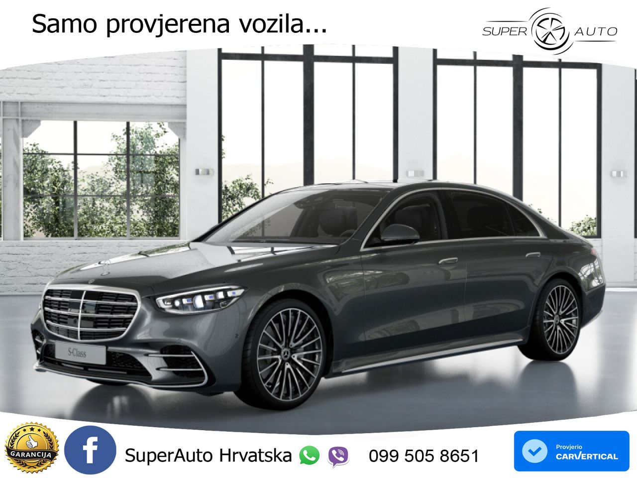 Mercedes S 580 V8 (503 KS) EQ Boost 4MATIC 9G-TRONIC AMG LED+GR SJED+ACC