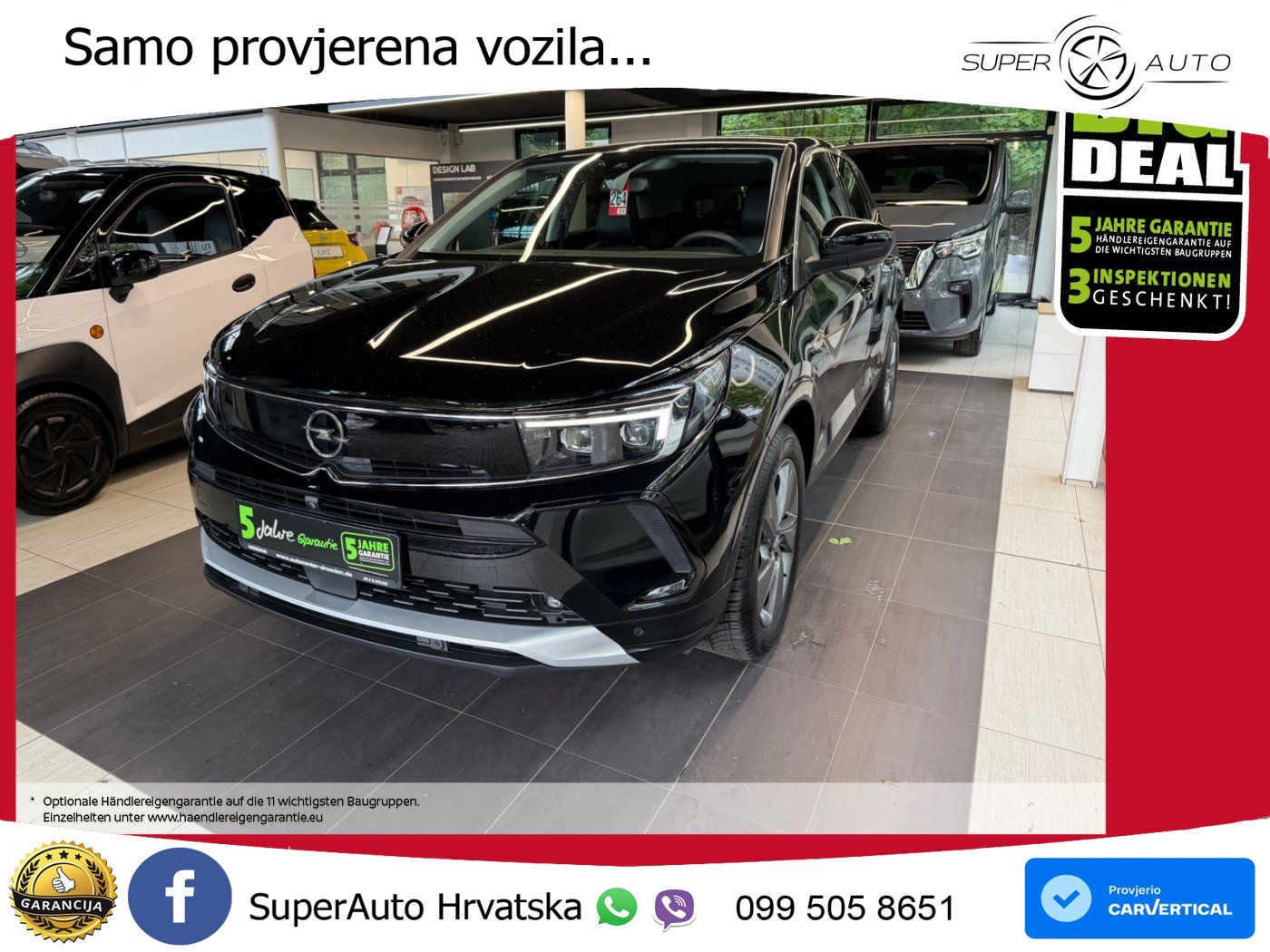 Opel Grandland 1.2i Turbo (130 KS) Automatic Elegance LED+GR SJED+ACC