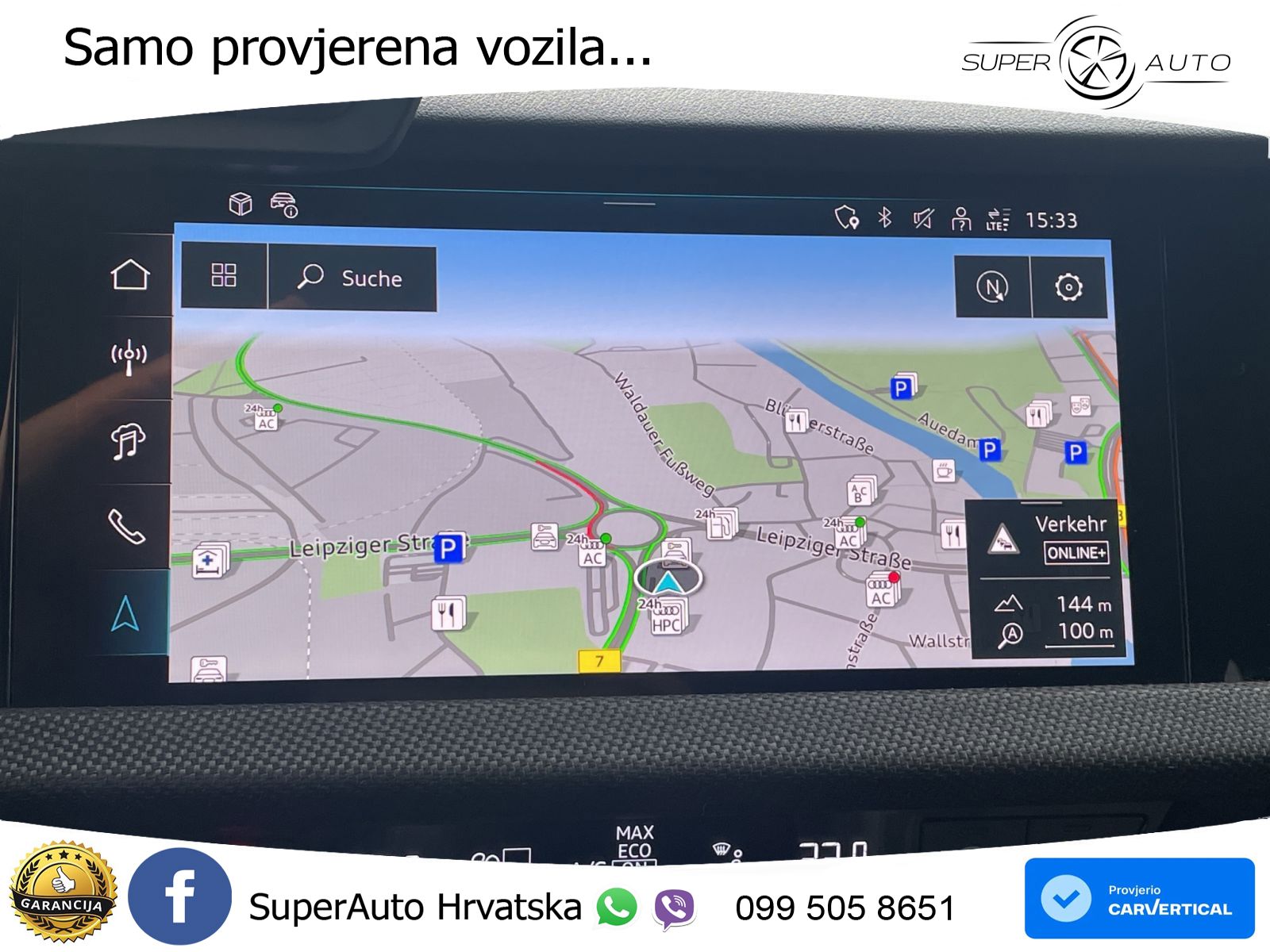 Audi A3 45 TFSIe (272 KS) S tronic S line MATRIX+GR SJED+KAM