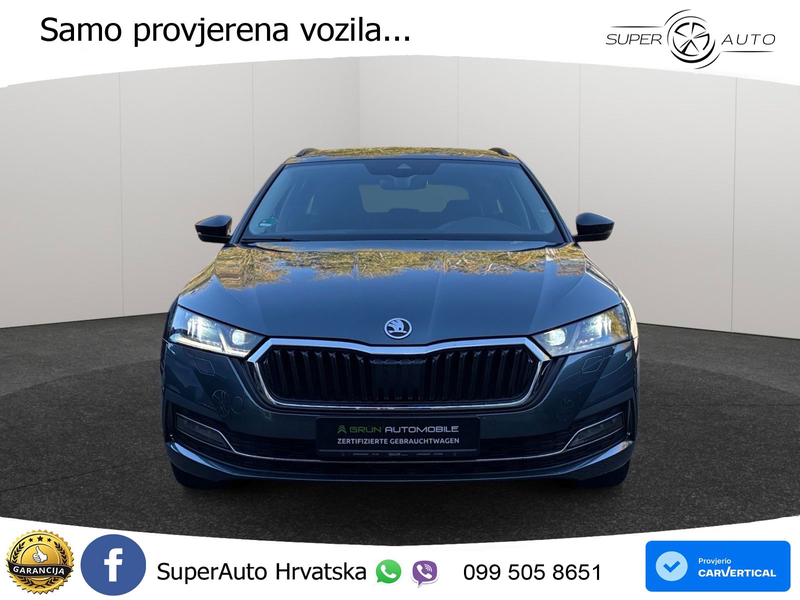 Škoda Octavia Combi 2.0 TDI (150 KS) DSG LED+GR SJED+ACC