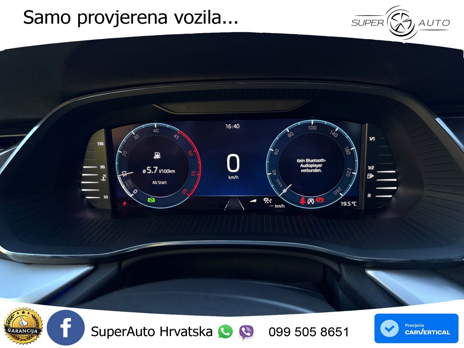 Škoda Octavia Combi 2.0 TDI (150 KS) DSG LED+GR SJED+ACC