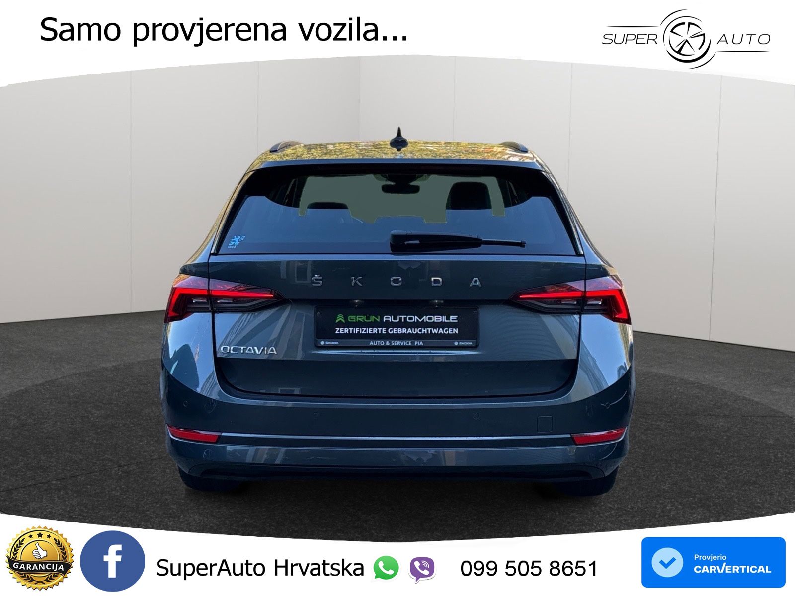 Škoda Octavia Combi 2.0 TDI (150 KS) DSG LED+GR SJED+ACC