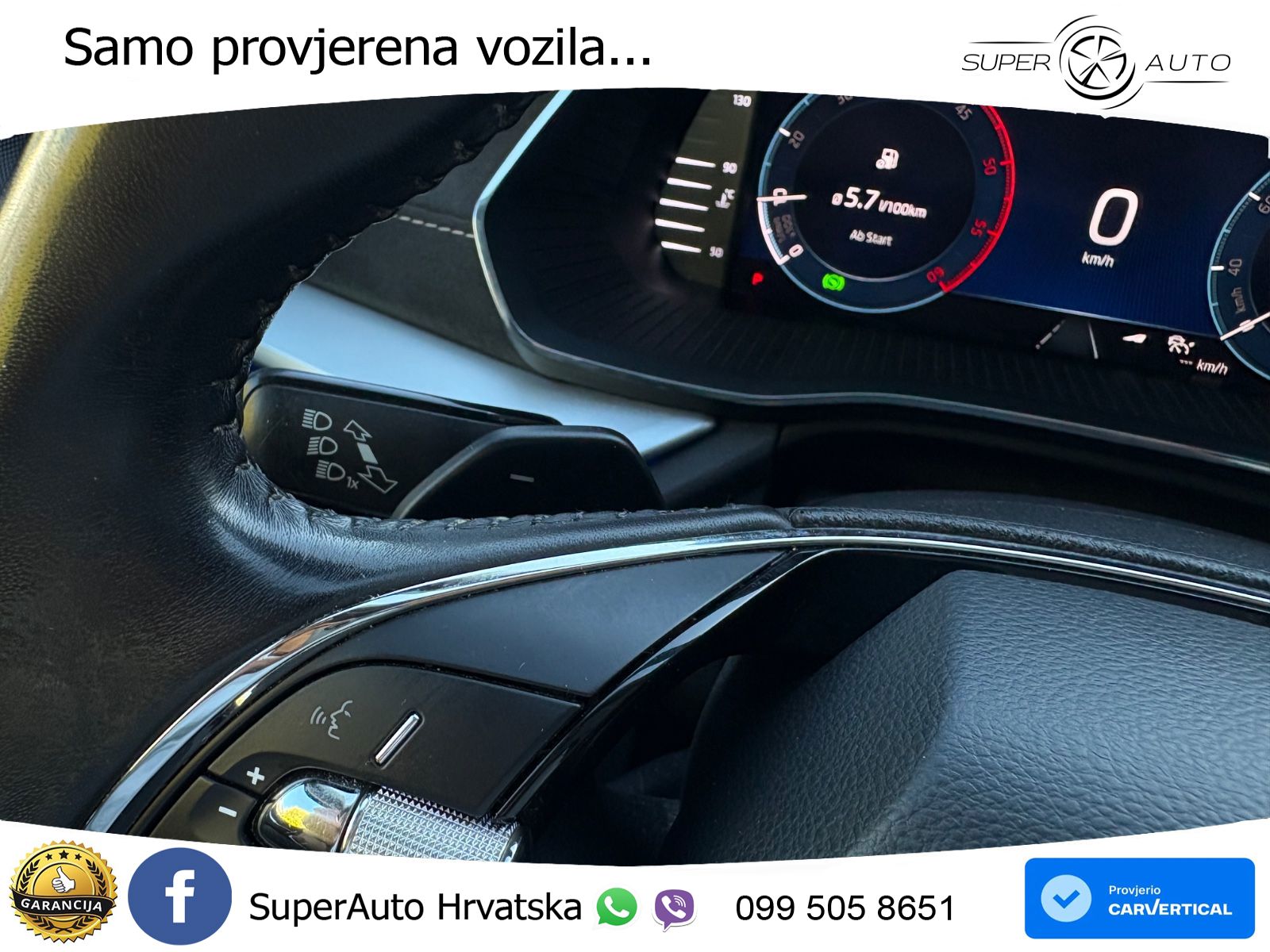 Škoda Octavia Combi 2.0 TDI (150 KS) DSG LED+GR SJED+ACC