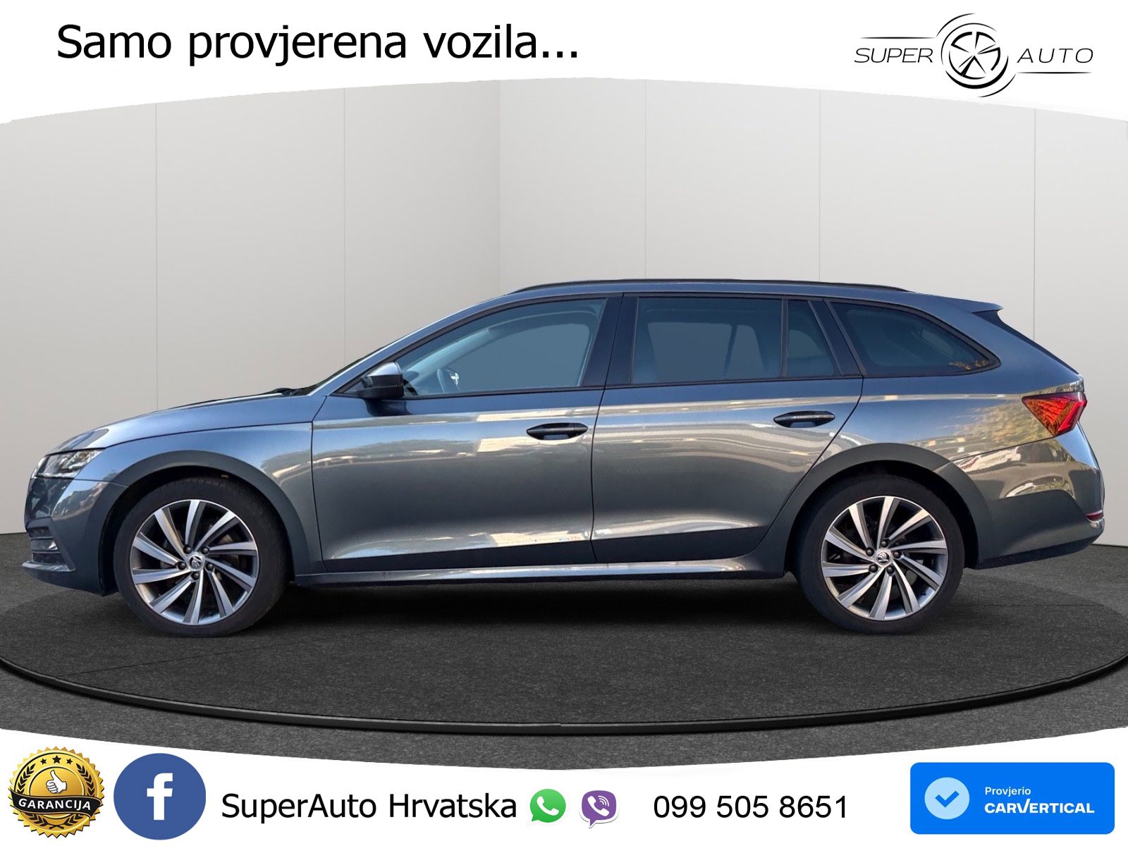 Škoda Octavia Combi 2.0 TDI (150 KS) DSG LED+GR SJED+ACC