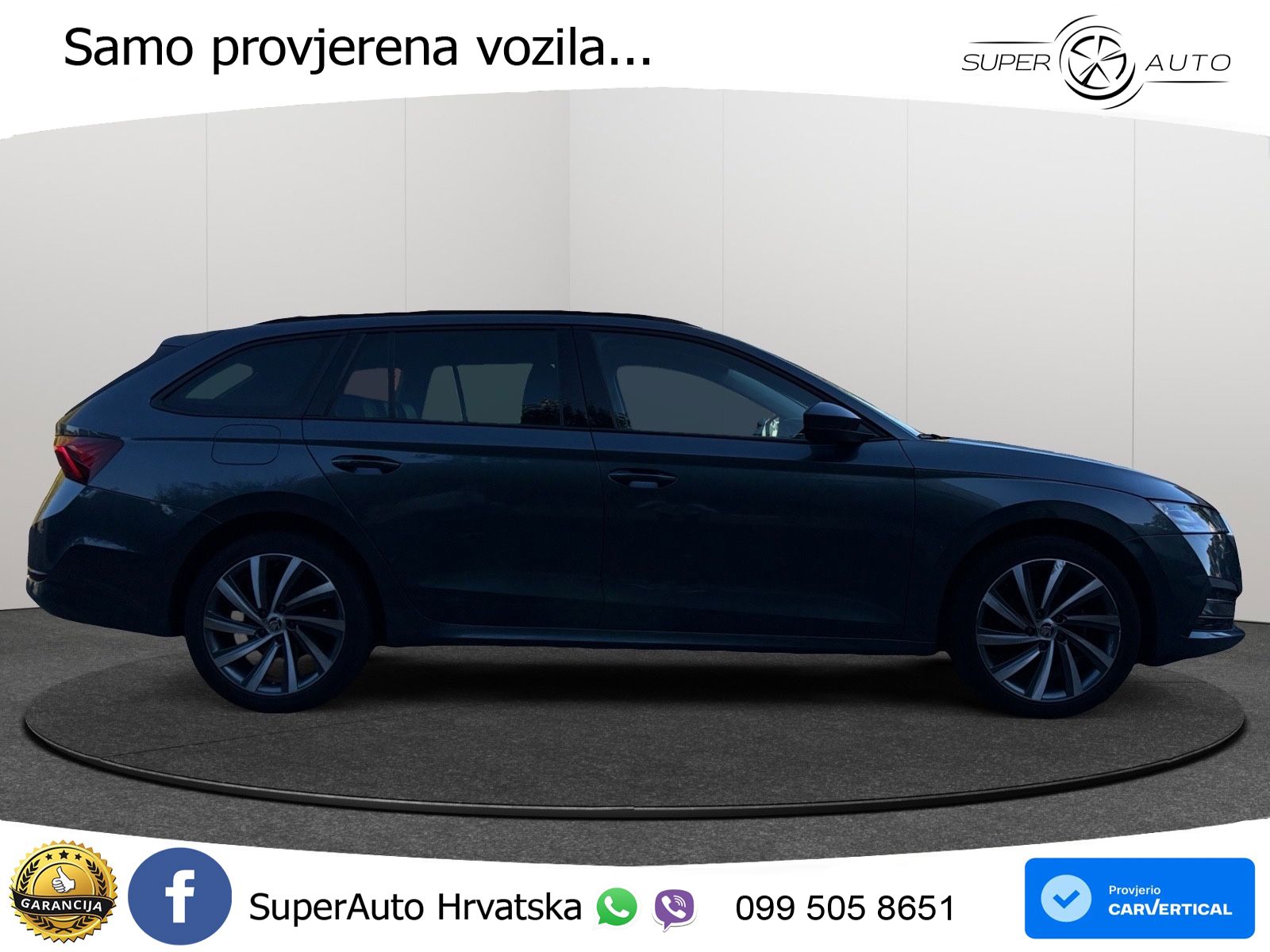 Škoda Octavia Combi 2.0 TDI (150 KS) DSG LED+GR SJED+ACC