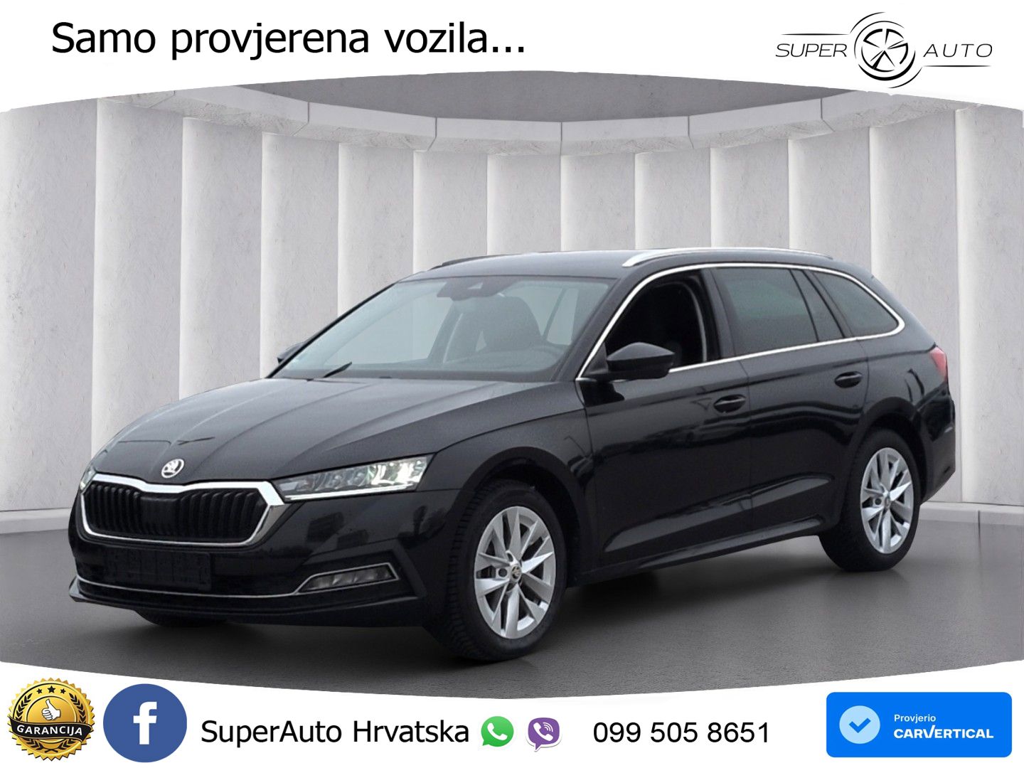 Škoda Octavia Combi 2.0 TDI (150 KS) LED+GR SJED+ACC