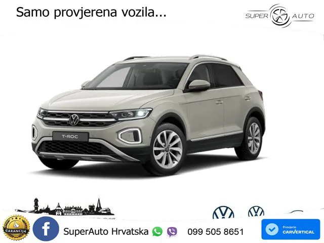 Volkswagen T-Roc 1.5 TSI (150 KS) DSG MATRIX+GR SJED+KAM