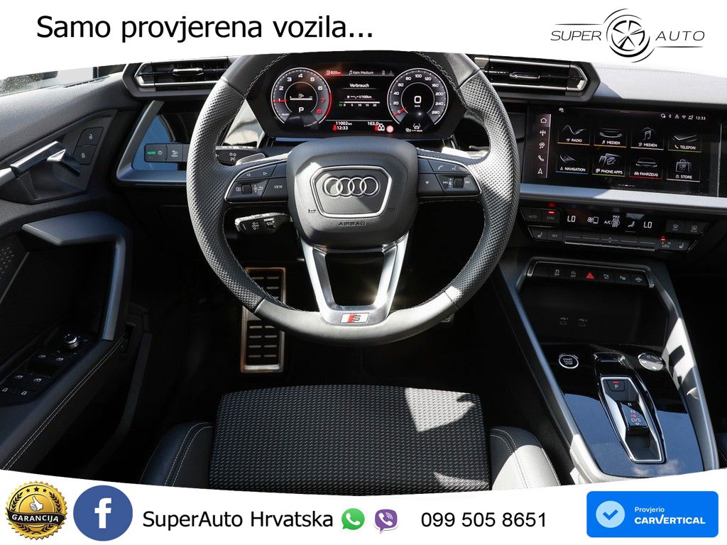 Audi A3 35 TFSI (150 KS) S tronic S line MATRIX+GR SJED+KAM